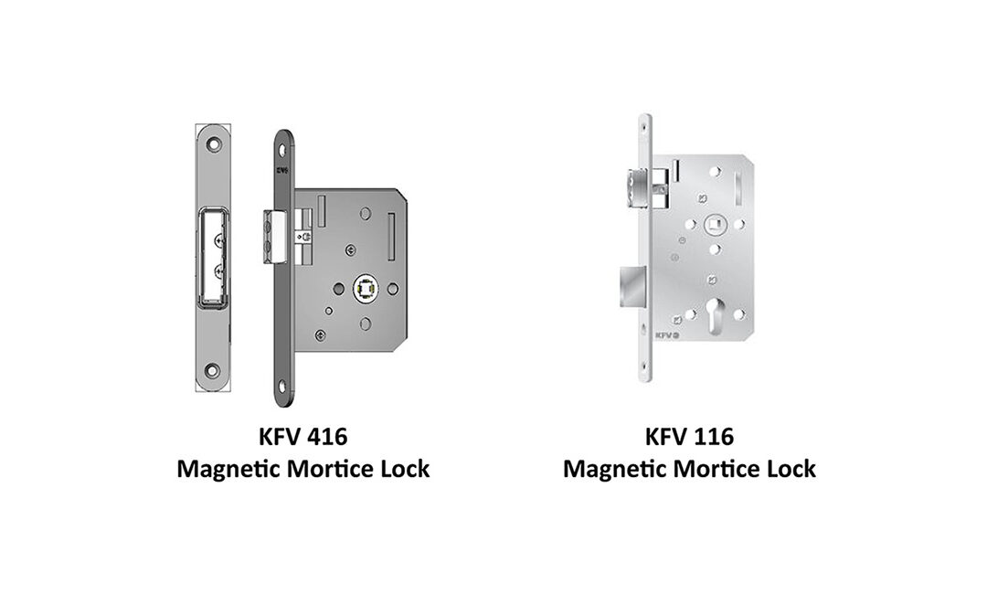 Magnetic mortice locks